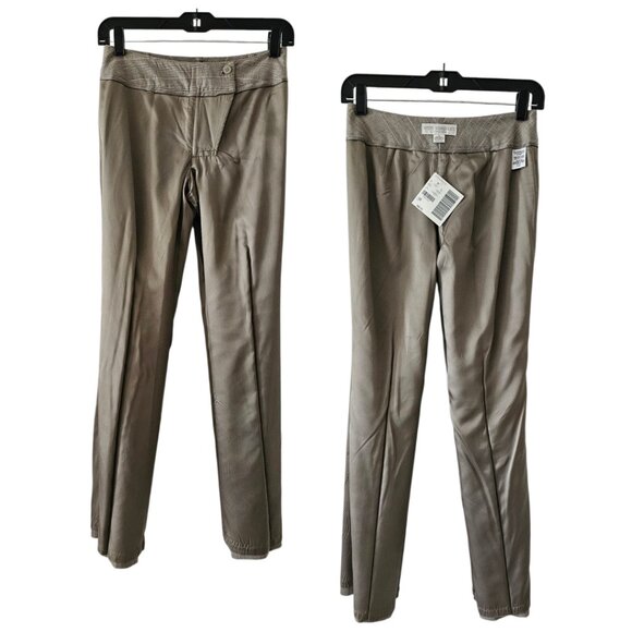 Petite Sophisticate Fully Lined Glen Plaid Dress Slacks | EUC | 2P | Gray Pink - Picture 8 of 15